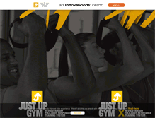 Tablet Screenshot of justupgym.com